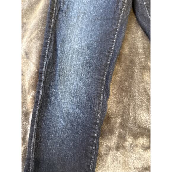AG Adriano Goldschmied Women's Maternity Skinny Denim Blue Dark Wash Size 24R - Picture 6 of 16